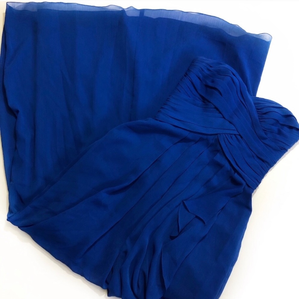 Royal blue evening gown